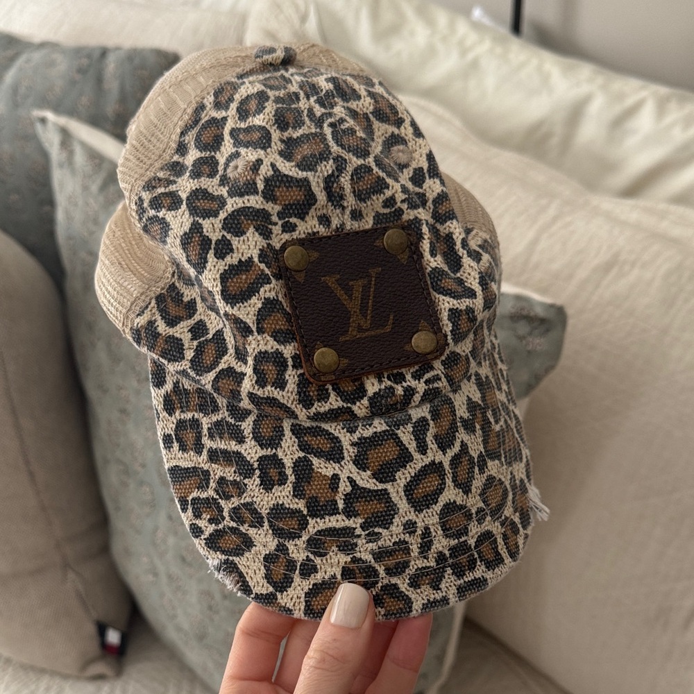 Lv Patch Monogram Baseball Hat - image 1